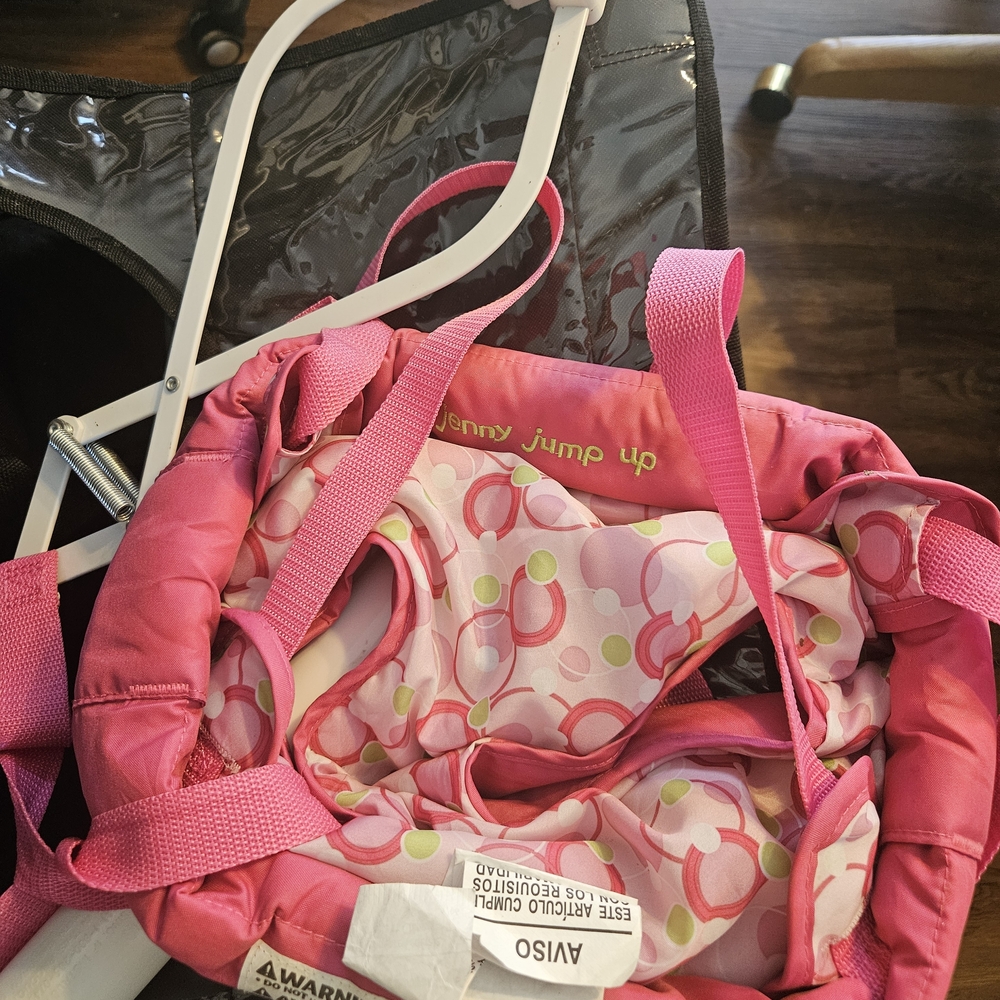 Pink Baby Jumper with Circle Pattern
